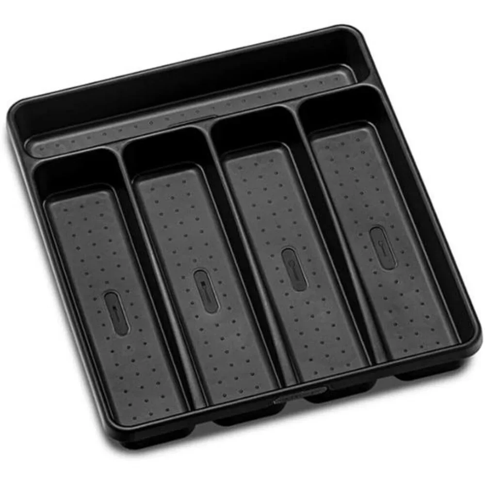 Small Silverware Tray Utensil Organizer Drawer Flatware Holder Kitchen Storage